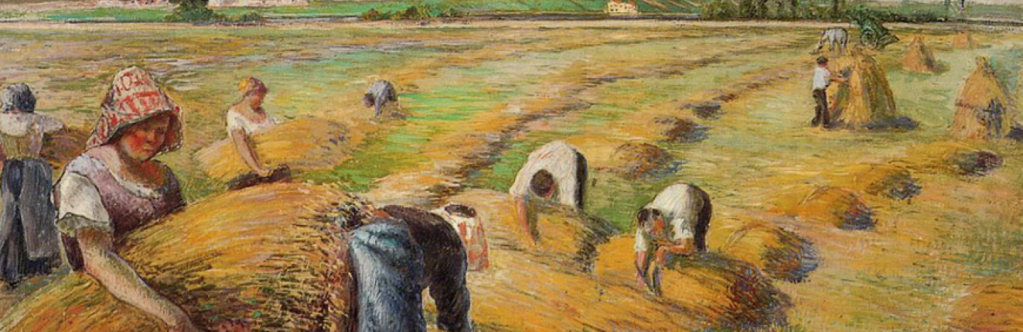 La moisson (1882) - Camille Pissaro